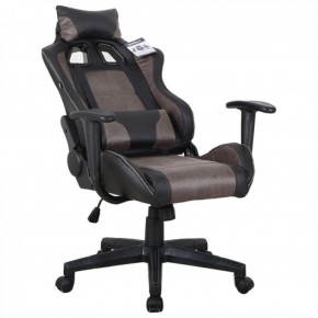 Кресло компьютерное BRABIX "GT Racer GM-100" (черное/коричневое) 531819 в Невьянске - nevyansk.ok-mebel.com | фото 4