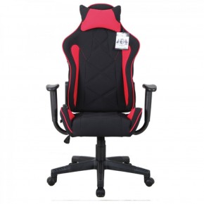 Кресло компьютерное BRABIX GT Racer GM-101 + подушка (ткань) черное/красное (531820) в Невьянске - nevyansk.ok-mebel.com | фото 3