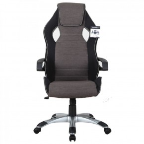 Кресло компьютерное BRABIX Techno GM-002 (ткань) черное/серое, вставки белые (531815) в Невьянске - nevyansk.ok-mebel.com | фото 3