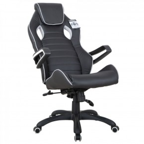 Кресло компьютерное BRABIX Techno Pro GM-003 (экокожа черное/серое, вставки серые) 531814 в Невьянске - nevyansk.ok-mebel.com | фото 4