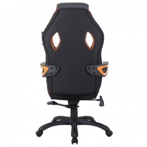 Кресло компьютерное BRABIX Techno Pro GM-003 (ткань черное/серое, вставки оранжевые) 531813 в Невьянске - nevyansk.ok-mebel.com | фото 5