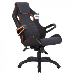 Кресло компьютерное BRABIX Techno Pro GM-003 (ткань черное/серое, вставки оранжевые) 531813 в Невьянске - nevyansk.ok-mebel.com | фото 8