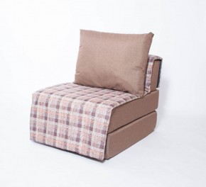 Кресло-кровать бескаркасное Харви (коричневый-квадро беж) в Невьянске - nevyansk.ok-mebel.com | фото
