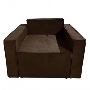 Кресло-кровать Принц КК1-ВК (велюр коричневый) в Невьянске - nevyansk.ok-mebel.com | фото