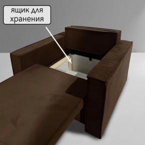 Кресло-кровать Принц КК1-ВК (велюр коричневый) в Невьянске - nevyansk.ok-mebel.com | фото 6