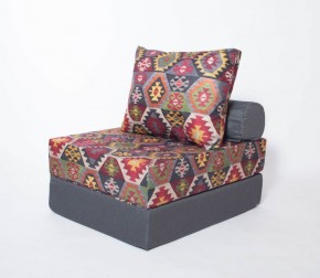 Кресло-кровать-пуф бескаркасное Прайм (мехико серый-графит) в Невьянске - nevyansk.ok-mebel.com | фото 2