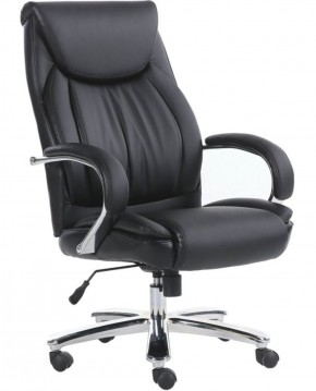 Кресло офисное BRABIX PREMIUM "Advance EX-575" (хром, экокожа, черное) 531825 в Невьянске - nevyansk.ok-mebel.com | фото