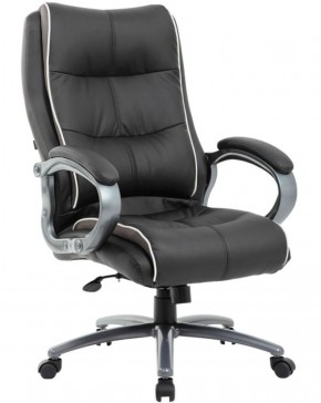 Кресло офисное BRABIX PREMIUM "Strong HD-009" (экокожа черная, ткань серая) 531945 в Невьянске - nevyansk.ok-mebel.com | фото
