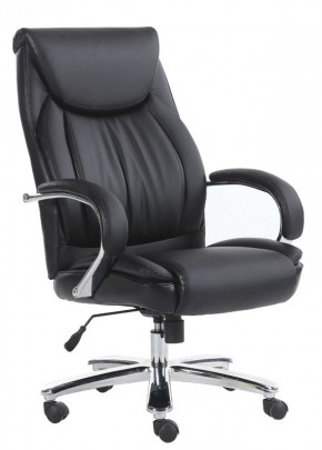 Кресло офисное BRABIX "Advance EX-575" (хром/экокожа/черное) 531825 в Невьянске - nevyansk.ok-mebel.com | фото