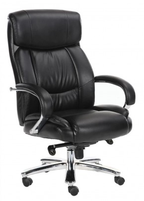 Кресло офисное BRABIX "Direct EX-580" (хром/рециклированная кожа/черное) 531824 в Невьянске - nevyansk.ok-mebel.com | фото 1
