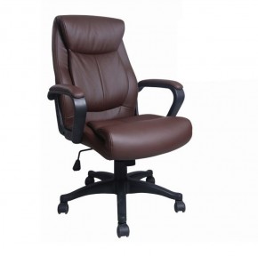 Кресло офисное BRABIX "Enter EX-511" (экокожа/коричневая) 531163 в Невьянске - nevyansk.ok-mebel.com | фото 1