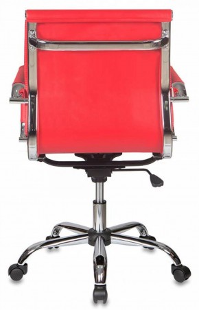 Кресло руководителя Бюрократ CH-993-LOW/RED красный в Невьянске - nevyansk.ok-mebel.com | фото 4