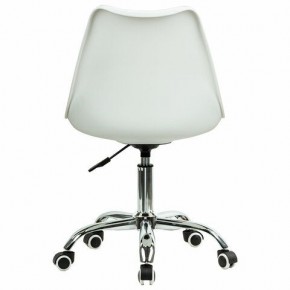 Кресло стул BRABIX "Eames MG-310 CH", хром, пластик белый, ткань серая, 532924 в Невьянске - nevyansk.ok-mebel.com | фото 4