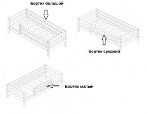 Кровать 2-х ярусная Сонечка с бортиками (лестница наклонная) в Невьянске - nevyansk.ok-mebel.com | фото 4