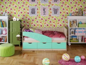 Кровать Бабочки (Бирюза матовая) 1600 в Невьянске - nevyansk.ok-mebel.com | фото