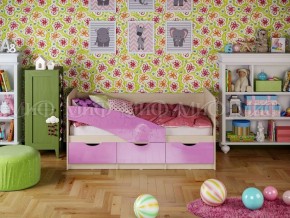 Кровать Бабочки (Сиреневый металлик) 1600 в Невьянске - nevyansk.ok-mebel.com | фото
