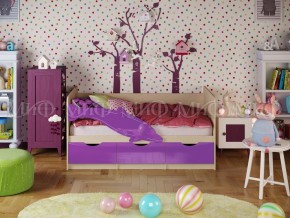 ДЕЛЬФИН-1 Кровать 1800 (Фиолетовый металлик) в Невьянске - nevyansk.ok-mebel.com | фото