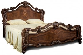 Кровать двуспальная "Илона" без мягкого изголовья (1800) караваджо в Невьянске - nevyansk.ok-mebel.com | фото