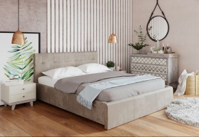 Кровать Изабелла с латами Newtone light beige 1600x2000 в Невьянске - nevyansk.ok-mebel.com | фото 2