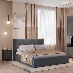 Кровать Линда КР-16 (Графит) 1600 в Невьянске - nevyansk.ok-mebel.com | фото 2
