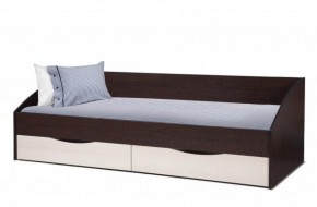 Кровать одинарная "Фея - 3" симметричная New (2000Х900) венге/вудлайн кремовый в Невьянске - nevyansk.ok-mebel.com | фото