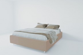 Кровать Подиум с ПМ 1200 (велюр серый) в Невьянске - nevyansk.ok-mebel.com | фото 1