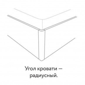 НАОМИ Кровать БЕЗ основания 1400х2000 в Невьянске - nevyansk.ok-mebel.com | фото 3