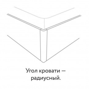 Кровать "Сандра" БЕЗ основания 1200х2000 в Невьянске - nevyansk.ok-mebel.com | фото 3