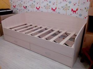 Кровать Соло-софа 1 с ящиками в Невьянске - nevyansk.ok-mebel.com | фото 2