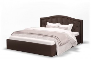 Кровать Стелла 1200 + Основание (Лесмо brown) коричневый в Невьянске - nevyansk.ok-mebel.com | фото