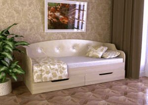 Диван-кровать Юниор тип 2 с ящиками в Невьянске - nevyansk.ok-mebel.com | фото 2
