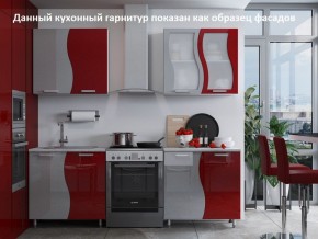 Кухня Волна 1.6 №2 (с ящиками) в Невьянске - nevyansk.ok-mebel.com | фото 2