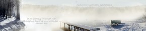 Кухонный фартук с эффектом мерцания Зима (3000) Композит глянец в Невьянске - nevyansk.ok-mebel.com | фото