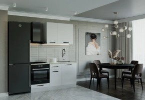 Кухонный гарнитур Белый Глянец 1600 (Стол. 38мм) в Невьянске - nevyansk.ok-mebel.com | фото