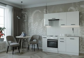 Кухонный гарнитур Белый Глянец 1800 (Стол. 26мм) в Невьянске - nevyansk.ok-mebel.com | фото