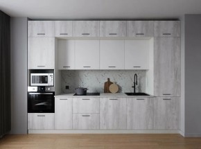 Кухонный гарнитур Бланка 3400 (Стол. 26мм) в Невьянске - nevyansk.ok-mebel.com | фото