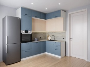 Кухонный гарнитур Фьюжн 2200*1700 (Стол. 26мм) в Невьянске - nevyansk.ok-mebel.com | фото