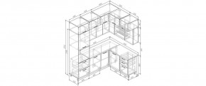 Кухонный гарнитур Фьюжн 2200*1700 (Стол. 38мм) в Невьянске - nevyansk.ok-mebel.com | фото 2