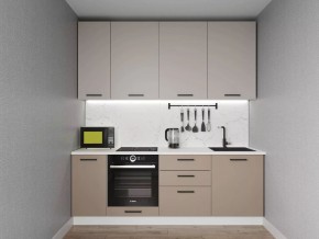 Кухонный гарнитур Каппучино 2200 h950 (Стол. 26мм) в Невьянске - nevyansk.ok-mebel.com | фото