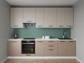 Кухонный гарнитур Каппучино 3000 h950 (Стол. 38мм) в Невьянске - nevyansk.ok-mebel.com | фото