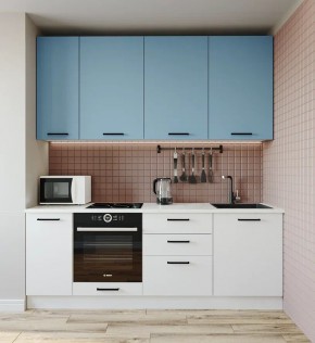 Кухонный гарнитур Капри 2200 h950 (Стол. 26мм) в Невьянске - nevyansk.ok-mebel.com | фото