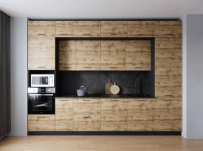 Кухонный гарнитур Крафт 3400 (Стол. 26мм) в Невьянске - nevyansk.ok-mebel.com | фото
