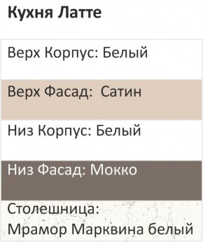 Кухонный гарнитур Латте 1000 (Стол. 38мм) в Невьянске - nevyansk.ok-mebel.com | фото 3