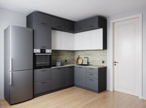 Кухонный гарнитур Меренга 2200*1700 (Стол. 38мм) в Невьянске - nevyansk.ok-mebel.com | фото