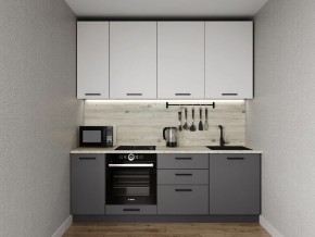 Кухонный гарнитур Меренга 2200 h950 (Стол. 38мм) в Невьянске - nevyansk.ok-mebel.com | фото