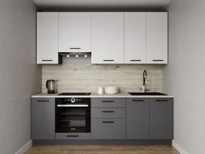 Кухонный гарнитур Меренга 2400 h950 (Стол. 26мм) в Невьянске - nevyansk.ok-mebel.com | фото