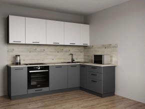 Кухонный гарнитур Меренга 2600*1600 (Стол. 38мм) в Невьянске - nevyansk.ok-mebel.com | фото