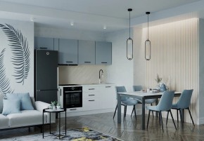 Кухонный гарнитур Ниагара 2550 (Стол. 38мм) в Невьянске - nevyansk.ok-mebel.com | фото