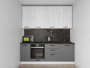 Кухонный гарнитур Санторини 2200 h 950 (Стол. 26мм) в Невьянске - nevyansk.ok-mebel.com | фото
