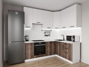 Кухонный гарнитур Старое Дерево 2200*1600 h950 (Стол. 38мм) в Невьянске - nevyansk.ok-mebel.com | фото